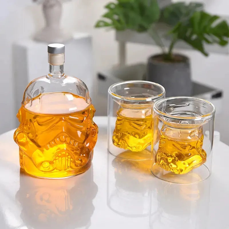 MOLOO-Whiskey-Star-Wars-Decanter-Stormtrooper-Set-Karaf-Design-750ML