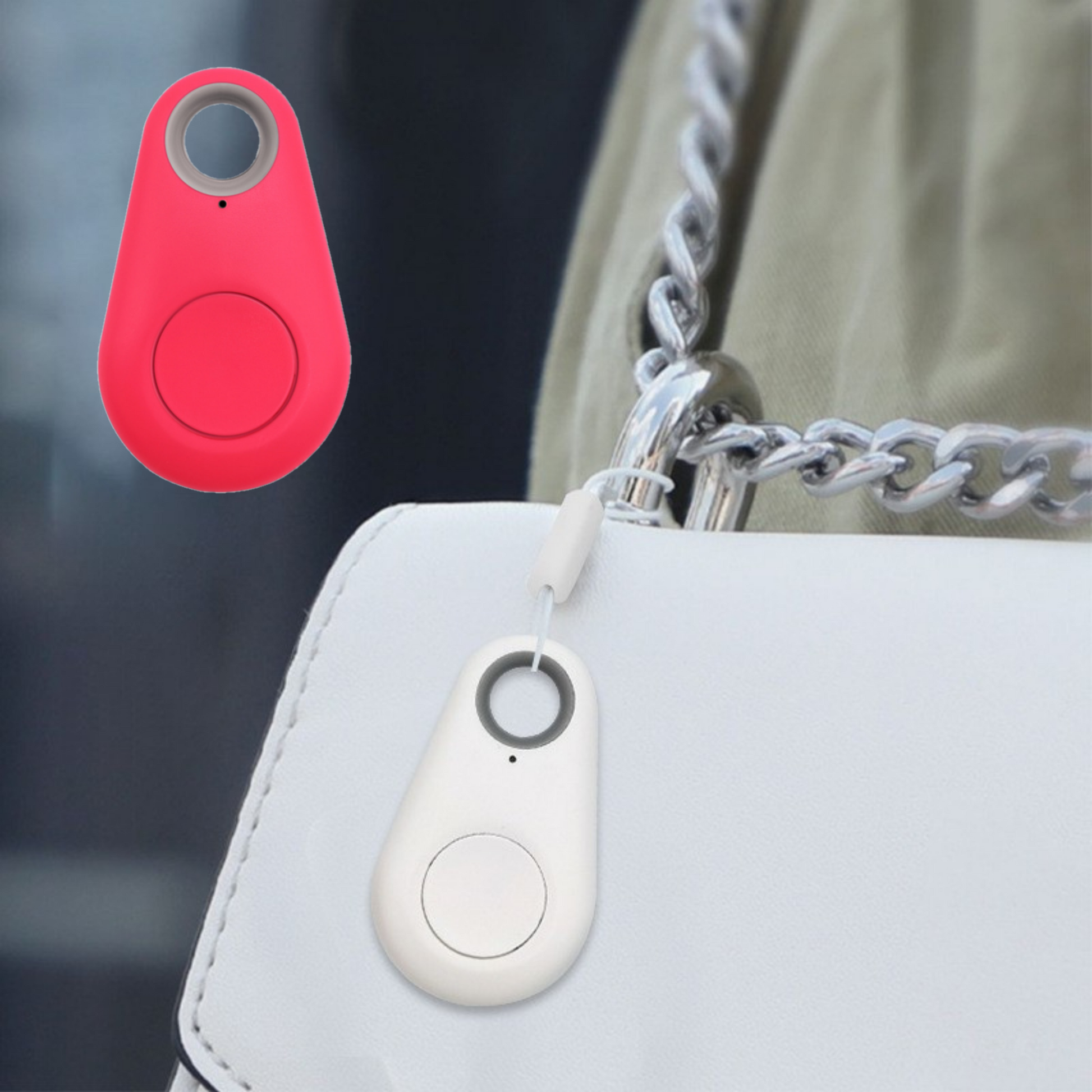    MOLOO-iTag-Key-Finder-Roze-GPS-Tracker-Hond-GPS-Sleutelhanger-Bagage-Tracker