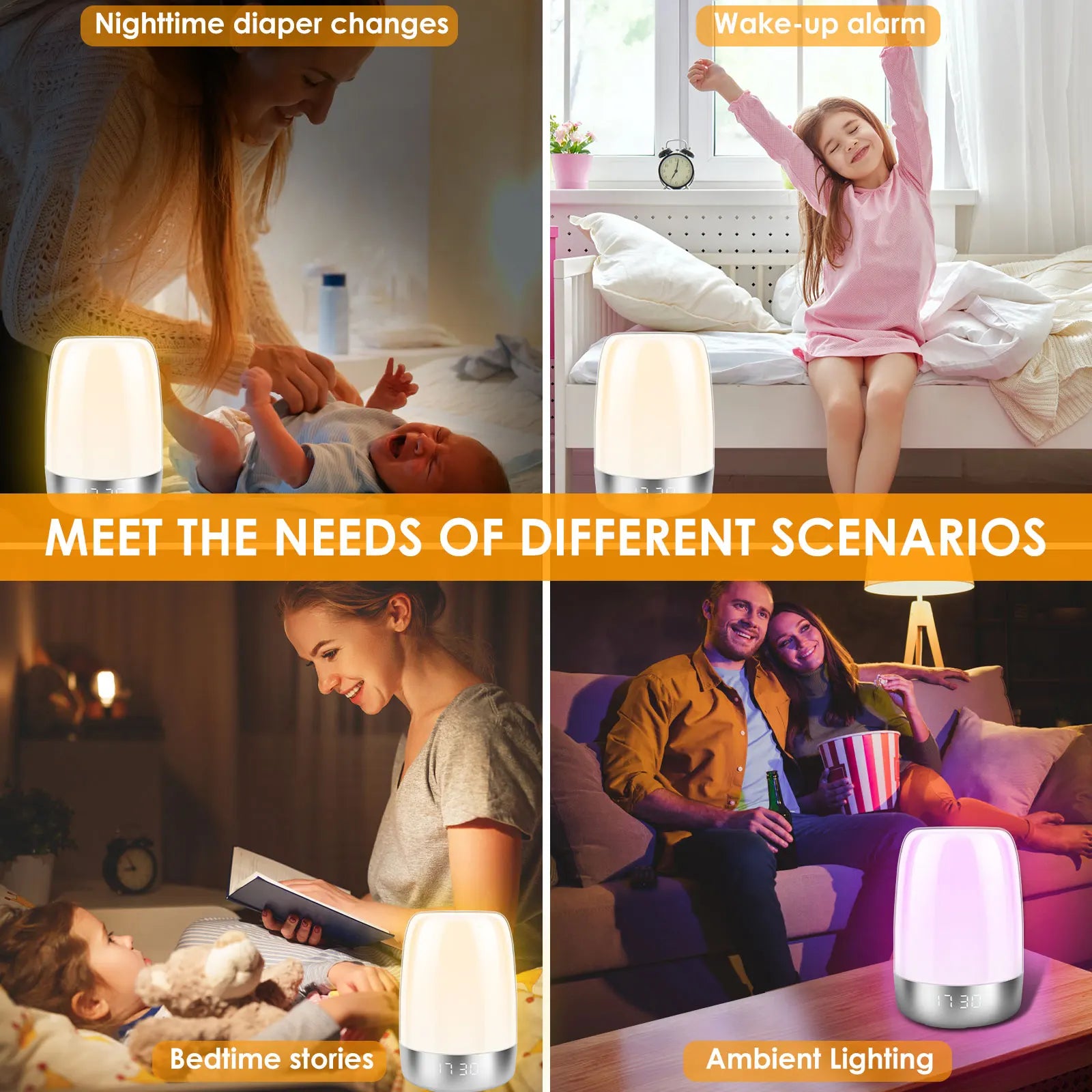 Wake up light met sunrise simulatie – Word fris wakker