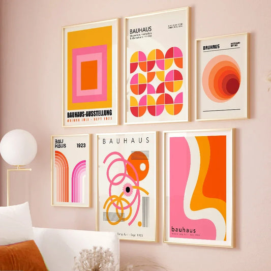 Grote poster voor boven het bed