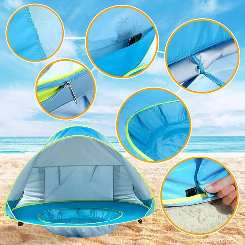 Kampeertent met opblaasbare stokken – Innovatief gemak