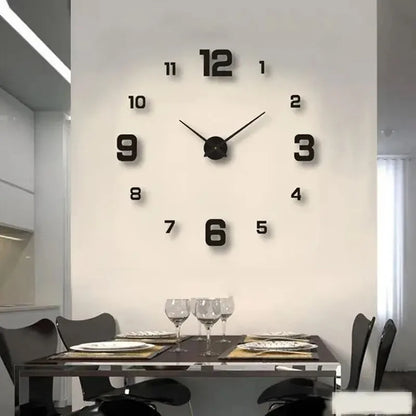 Decoratie woonkamer accessoires - Moderne XXL Wandklok voor een stijlvolle tijdbeleving