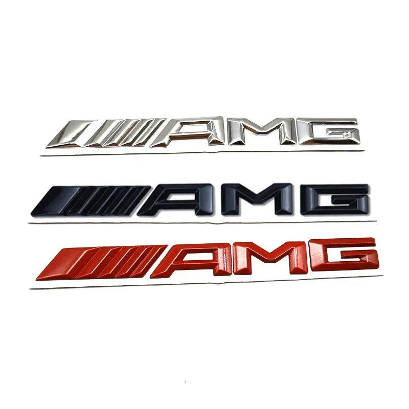 Auto stickers - Zwarte en zilveren AMG ontwerpen voor unieke styling