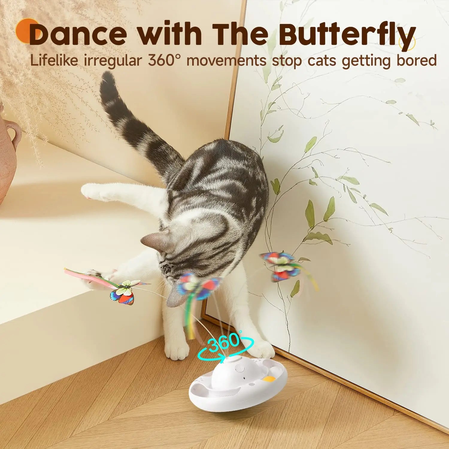 Katten speelgoed Action met hanger – Voor deurknoppen of krabpalen