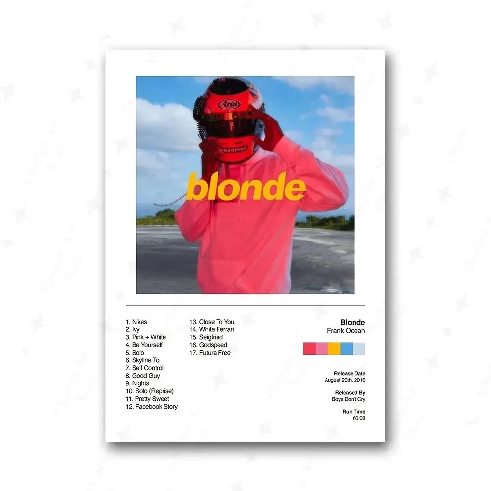 Zwart-wit portretposter