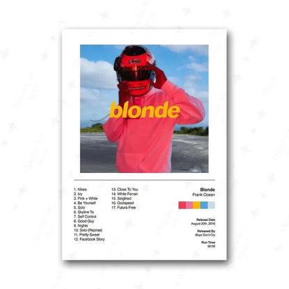 Zwart-wit portretposter