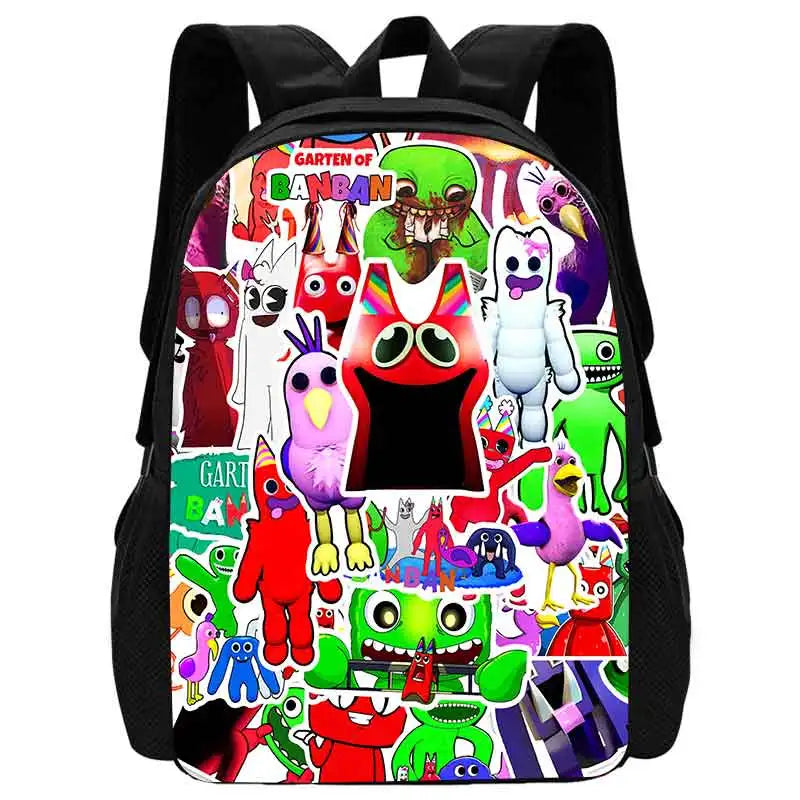 Zebra schooltas met regenboog – Voor kleurrijke dagen