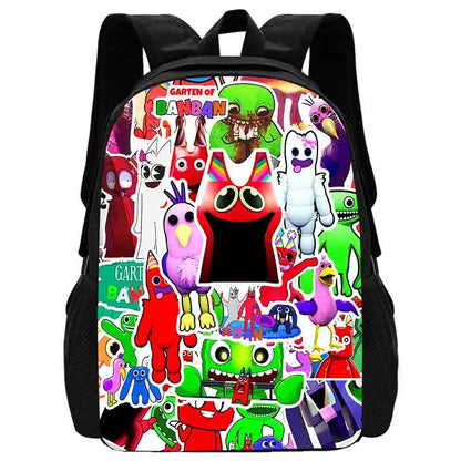 Zebra schooltas met regenboog – Voor kleurrijke dagen