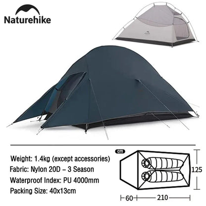 Action pop-up tent compact model – Past in elke rugzak