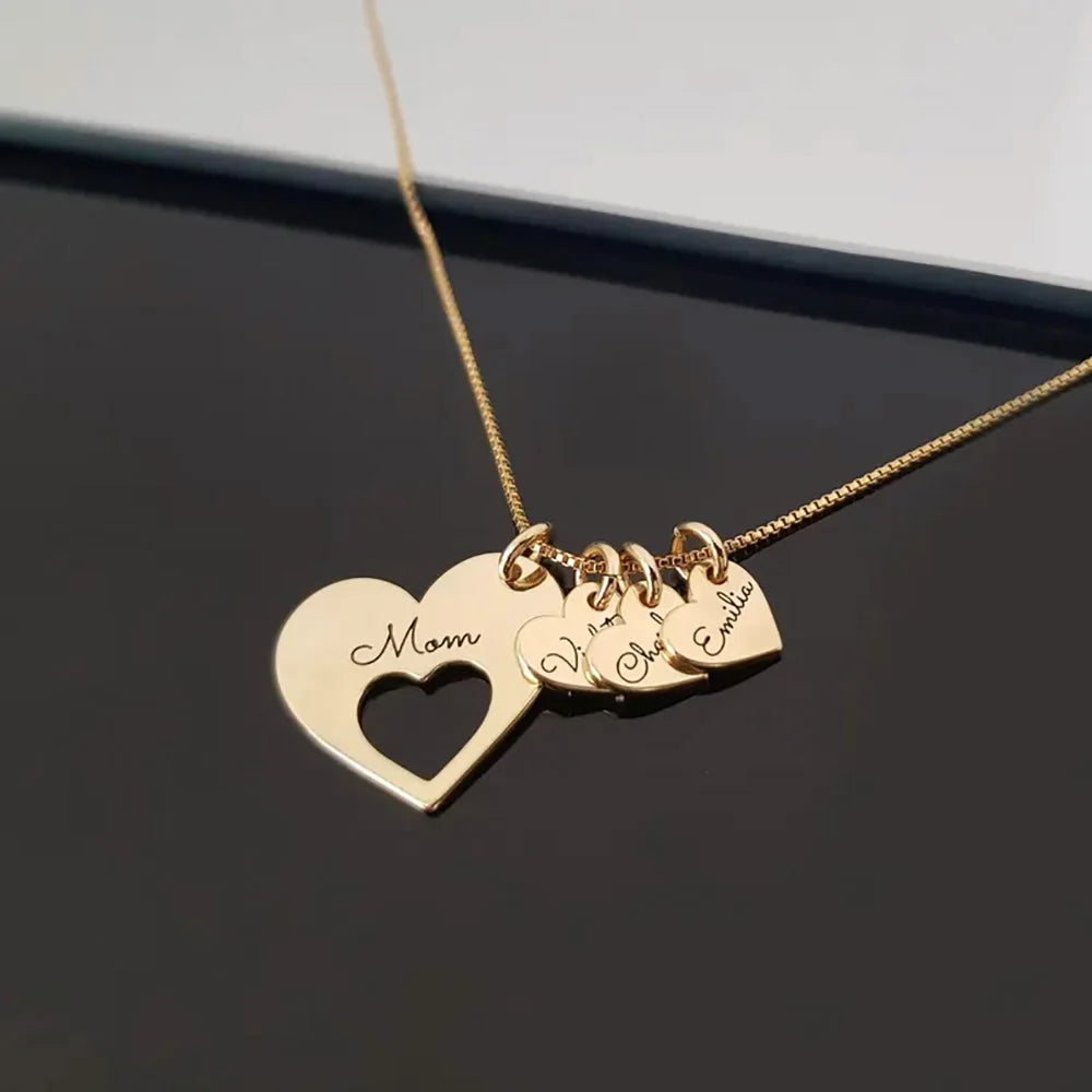 Ketting met gravure van kindernaam