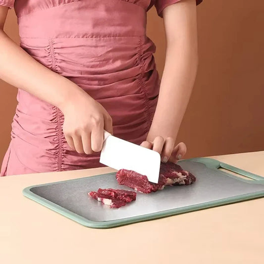 Snijplank met geïntegreerde opvangbak