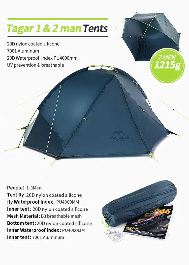 Camping tent met waterkolom 2000mm – Waterdicht gegarandeerd