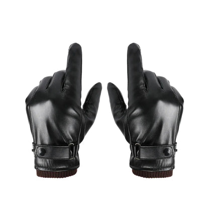 Urban stijl herenhandschoenen van leder