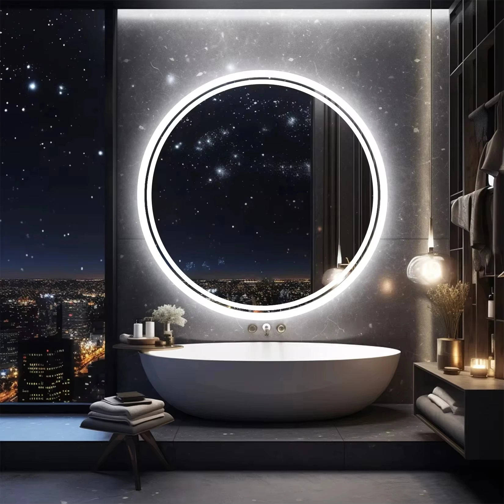 Make-up spiegel met verlichting en touchbediening – Intuïtief en stijlvol