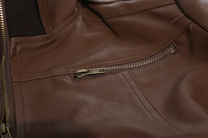 Leren jas heren in aviatorstijl – Cool en comfortabel