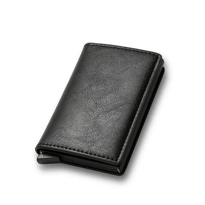 Portemonnee heren leer met contrasterende stiksels – Stoere look