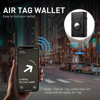 Kaarthouder heren met RFID en geldclip – Volledige bescherming