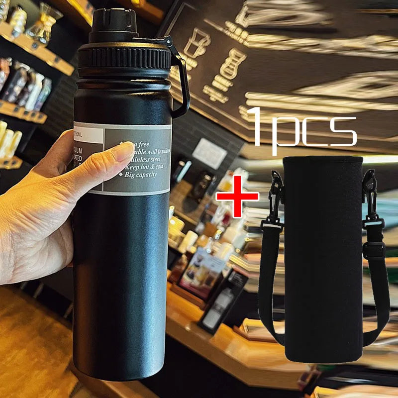 Thermosfles met brede opening – Makkelijk schoon te maken