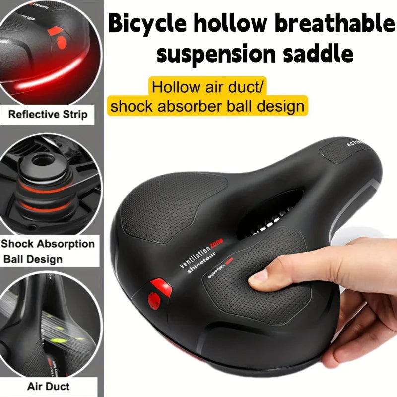 Gazelle fietszadel met luxe uitstraling