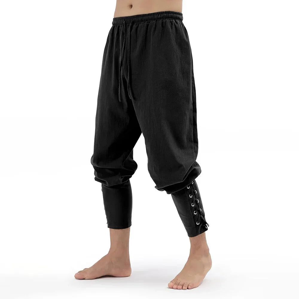 Linnen broek man met minimalistisch design – Modern en eenvoudig