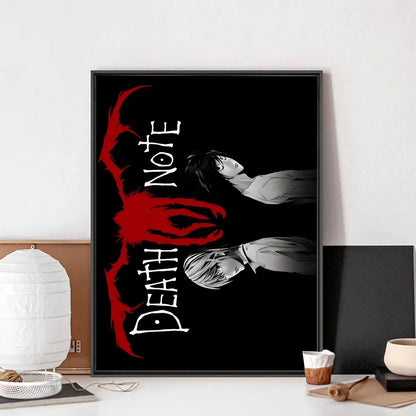 Poster met dieren in zachte kleuren