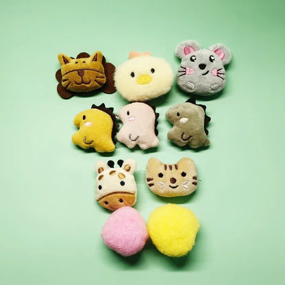 Kattenspeeltjes met veren en balletjes – Multifun