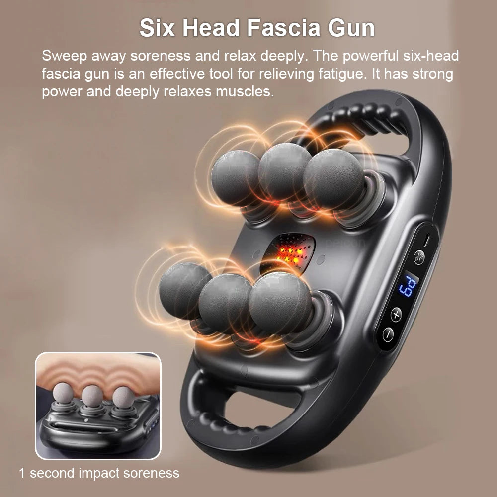 Compacte massage gun – Past in elke sporttas