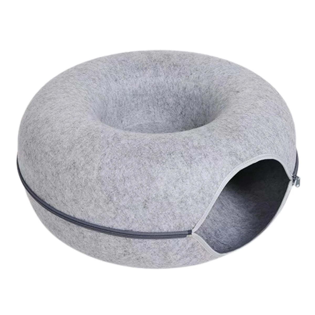 Kattenpaal met houten panelen – Rustieke look