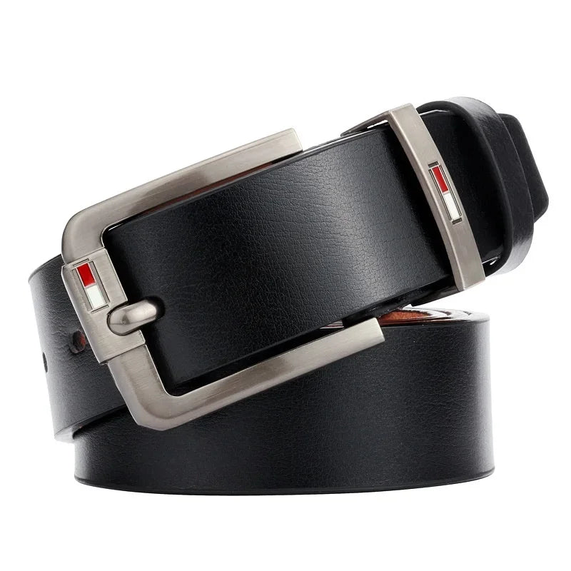 Riem heren van dik nerfleer met robuuste look