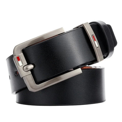 Riem heren van dik nerfleer met robuuste look
