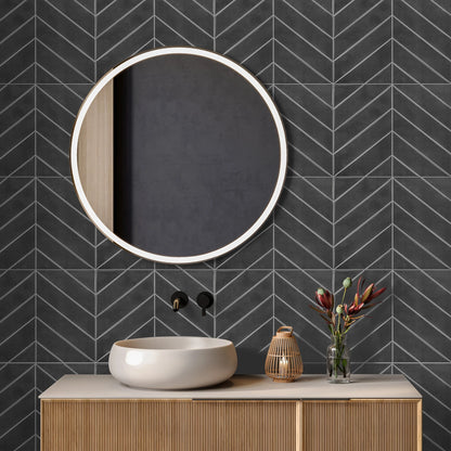 Mozaiek tegelpatroon badkamer – Visueel interessant