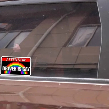 Auto stickers - Kleurrijke Regenboog Achterruit Stickers voor Unieke Zelfexpressie