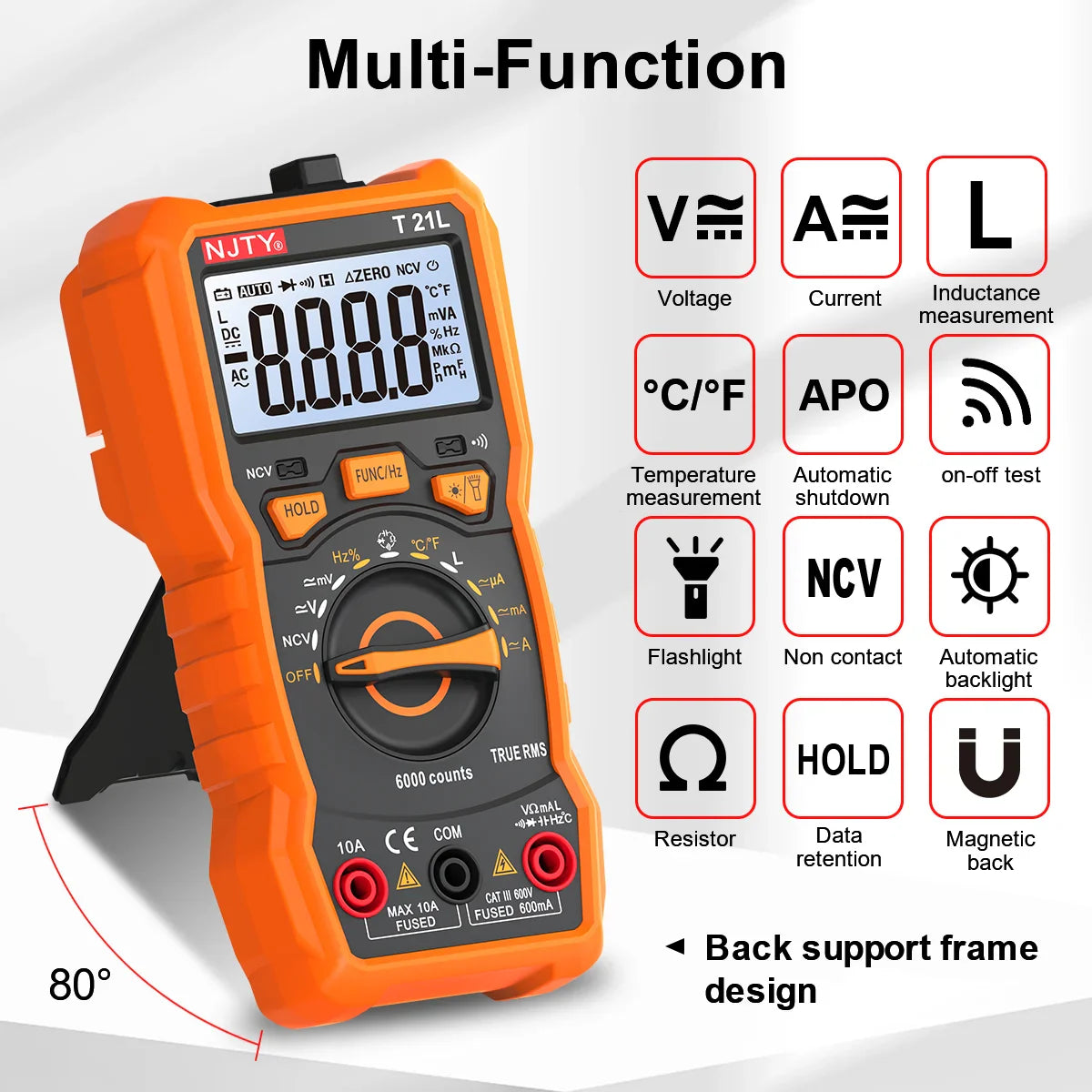 Multimeter met stevige draaiknop