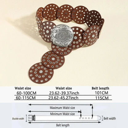 Riem met metalen kettingdetail als modeaccent