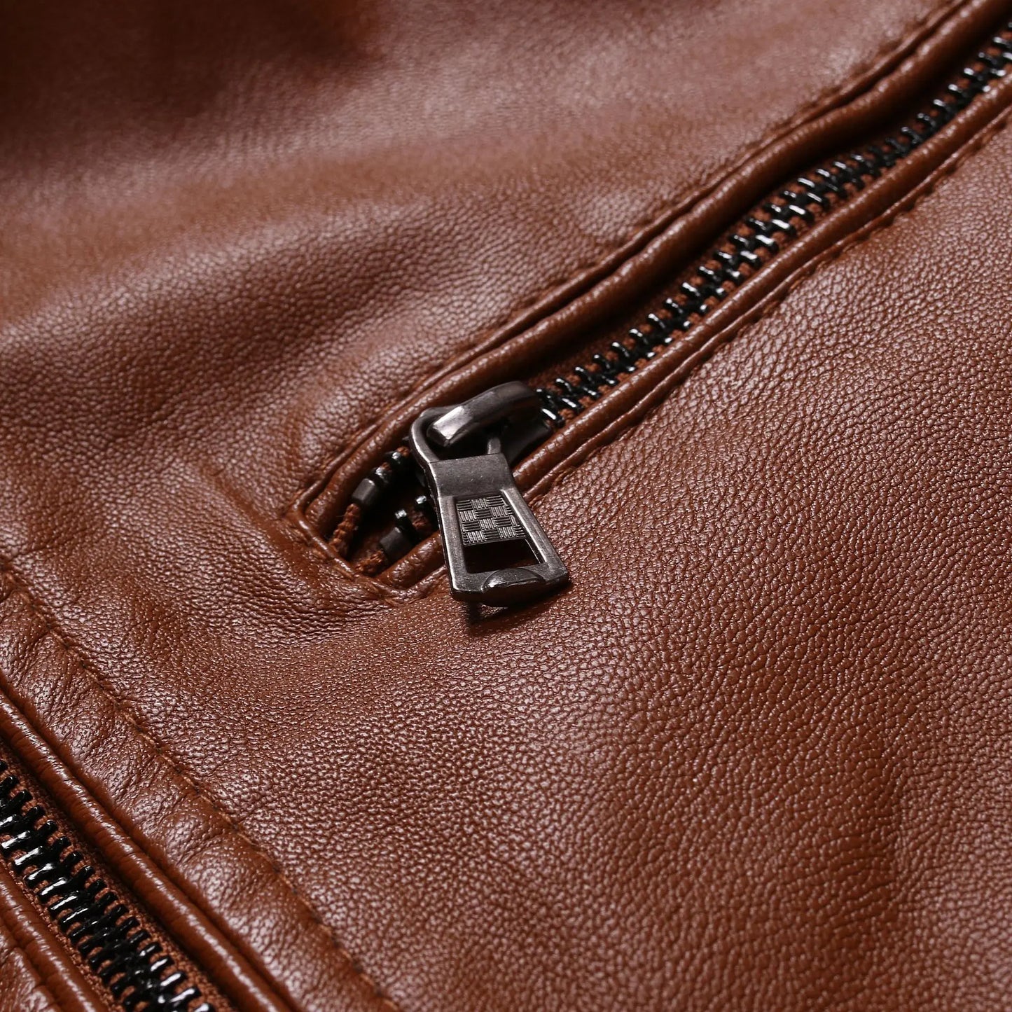 Leren jassen heren - Zwart met stoere details voor een krachtige look