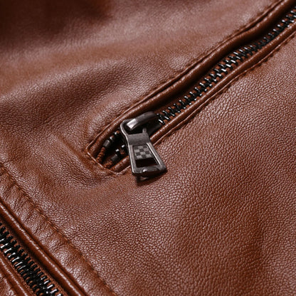 Leren jassen heren - Zwart met stoere details voor een krachtige look