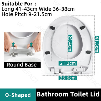 Toilet bril met langzaam sluitende deksel – Voor rust in huis
