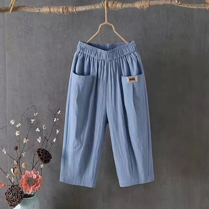 C&A linnen broek in lichte kleur – Tijdloos en stijlvol