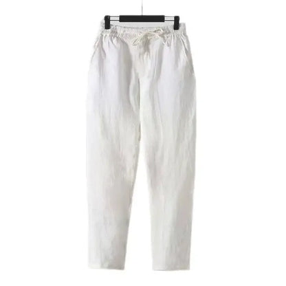 Linnen broek man met plooien – Voor een nette look