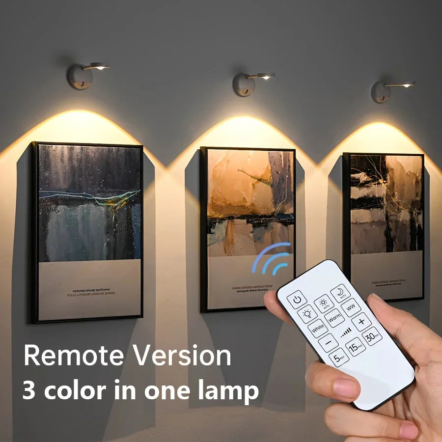 Wandlamp op batterijen met natuurlijke look – Past in elk interieur