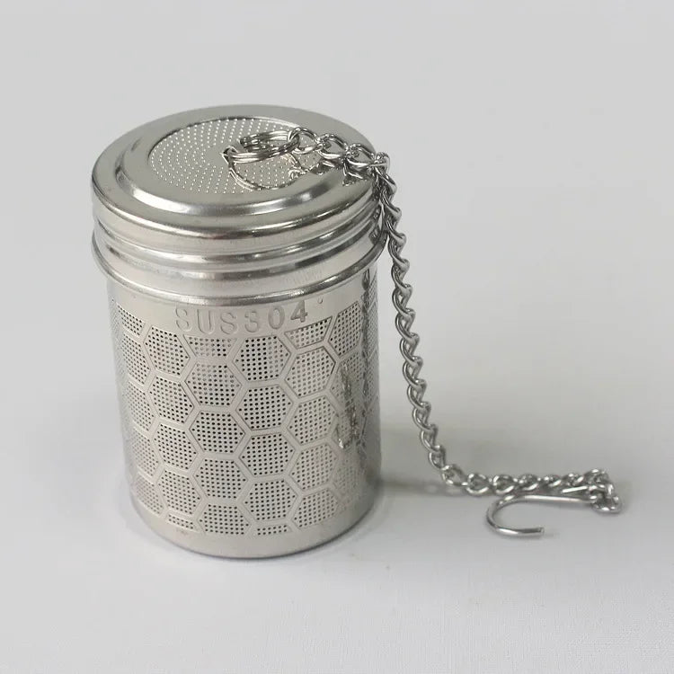 Theeglas met siliconen infuser voor gemak