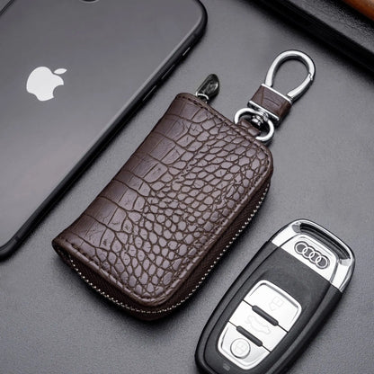 Luxe leren herenportemonnee met stiksels – Tijdloos design