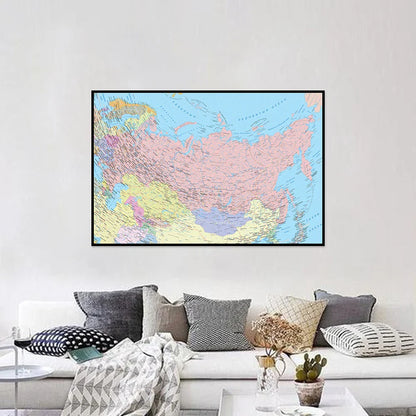 Wereldkaart schilderij – Een echte eyecatcher in huis