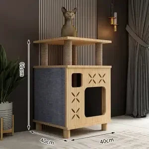 Kattenpaal in modern wit design – Tijdloos en fris