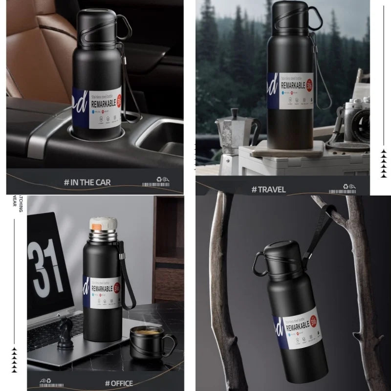 Hema thermosfles met hippe print – Perfect voor school of werk