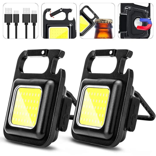 Set LED fietslampjes met klikbevestiging