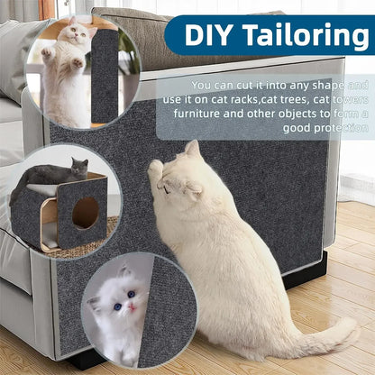 Kattenpaal met platformen in houtlook – Natuurlijk effect