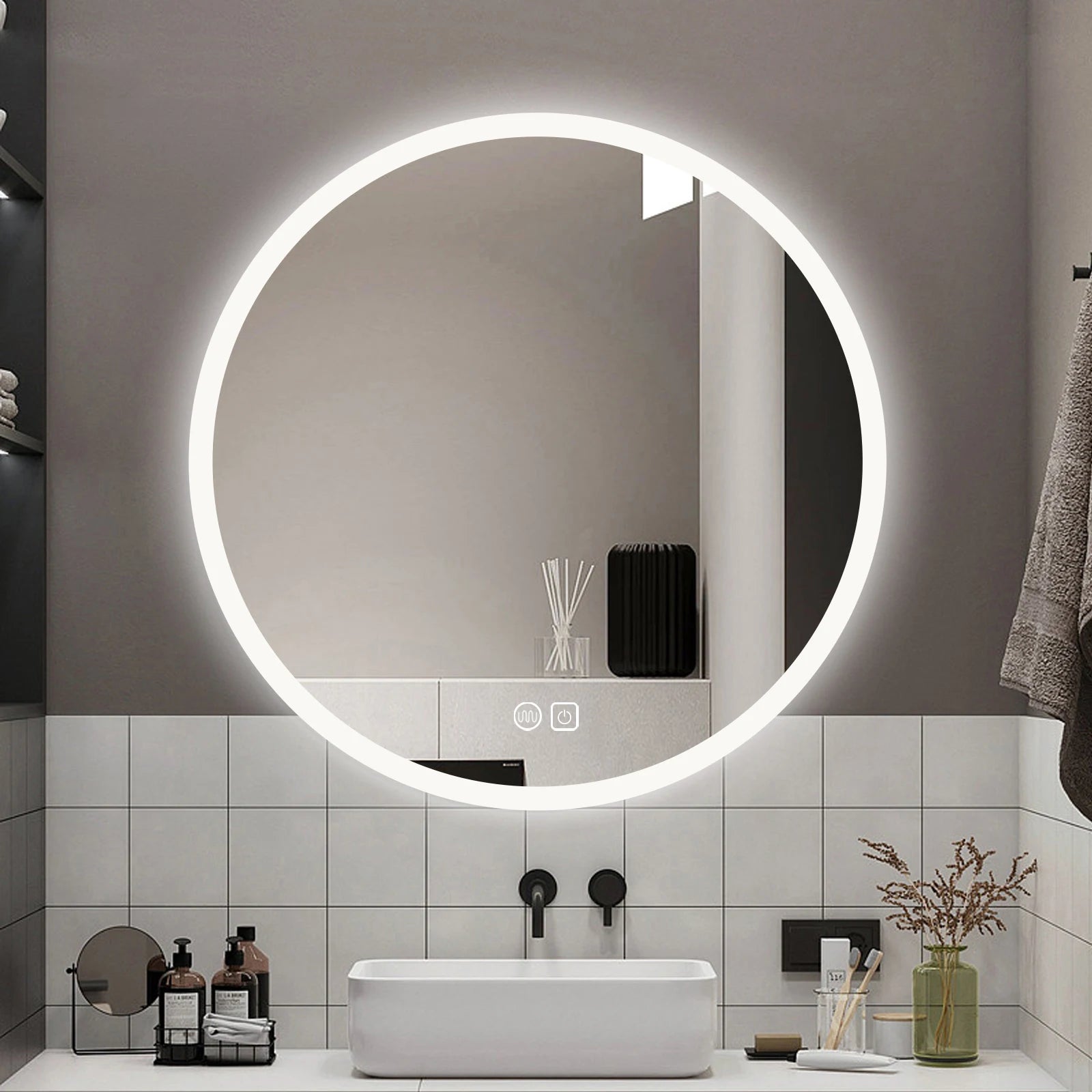 Draaibare make-up spiegel met verlichting – Flexibel en handig