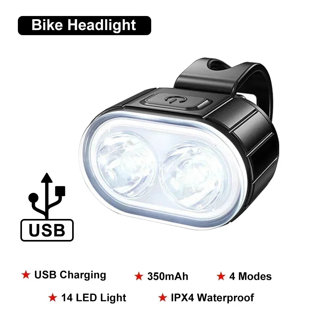 LED fietslamp met groot bereik