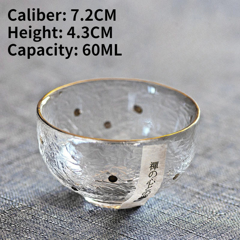 Theeglas met siliconen infuser voor gemak